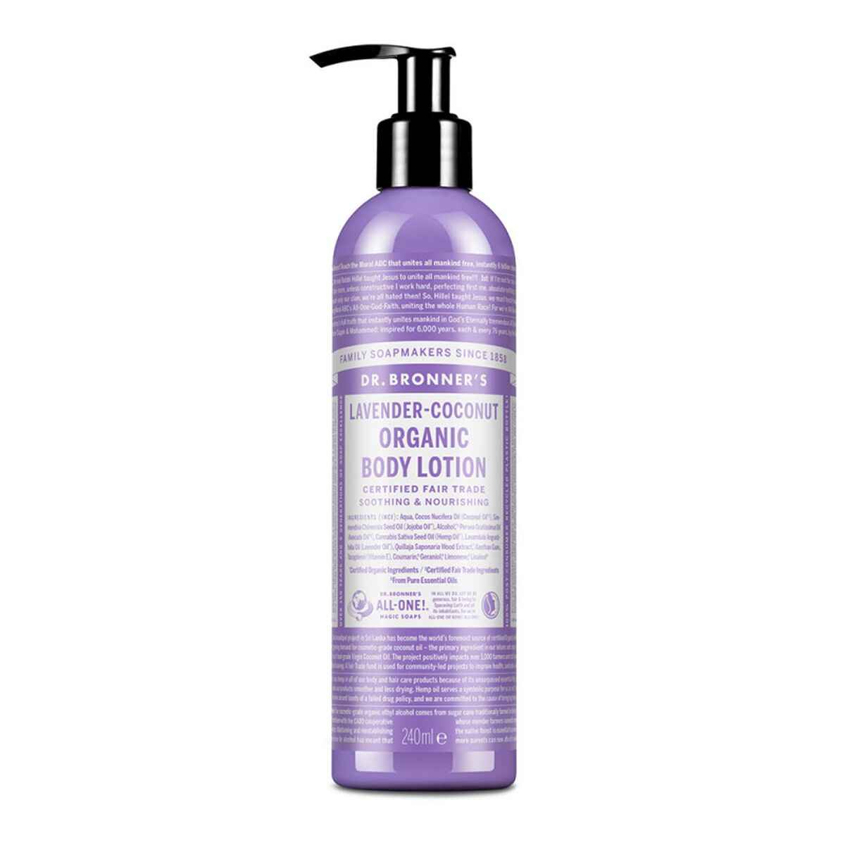 Body Lotion Dr Bronner's Lavanda-Coco Dr Bronners