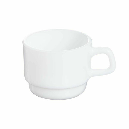 Piece Coffee Cup Set Arcoroc Ravintola Valkoinen Lasi 12 Kpl 80 ml