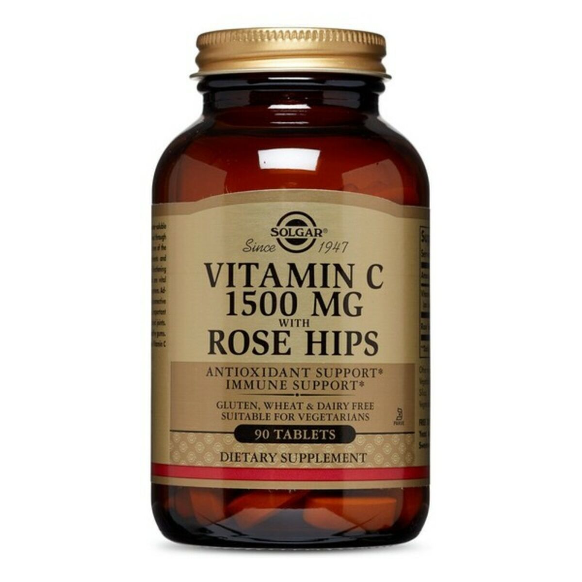 Capsules Solgar Rose Hips C (90 uds)