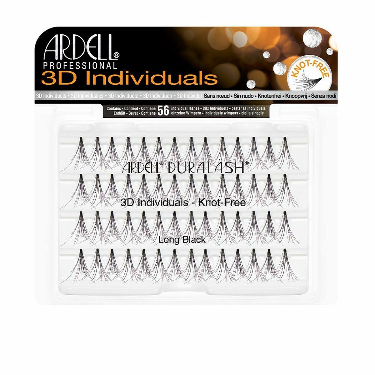 False Eyelashes Ardell 3D Long Black