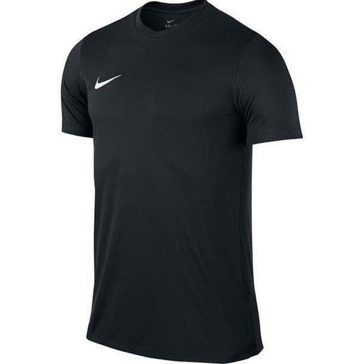 Child's Short Sleeve T-Shirt Nike DRI FIT PARK 7 BV6741 010 Black