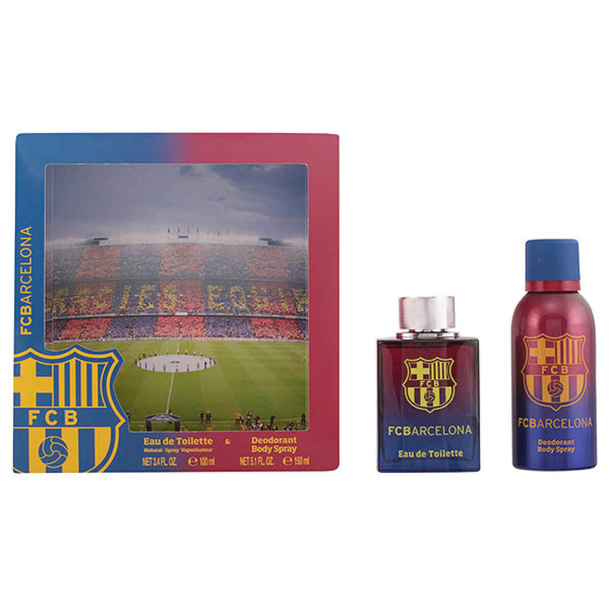 Men's Perfume Set F.C. Barcelona Sporting Brands 244.151 (2 pcs) 2 Pieces Sporting Brands