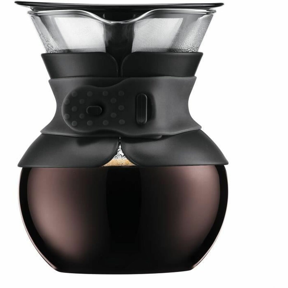 Cafetière männällä Bodum To Over Black 500 ml 8 kuppia