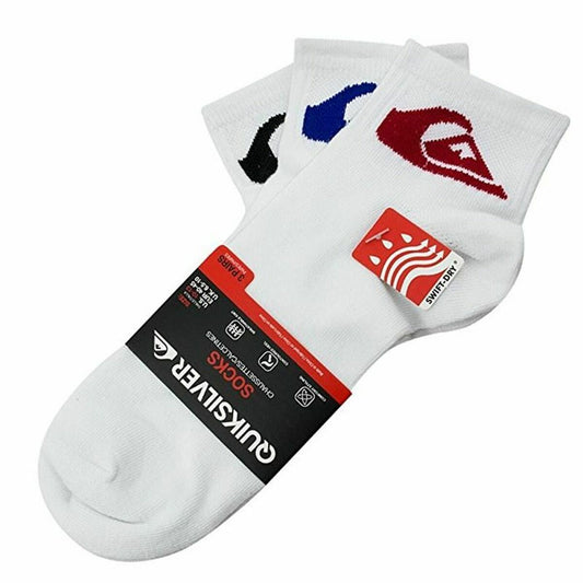 Ankle Socks QuikSilver Sportswear White 3 pairs byKim QuikSilver