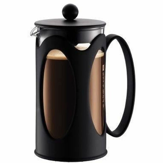 Cafetière männällä Bodum 1 L musta