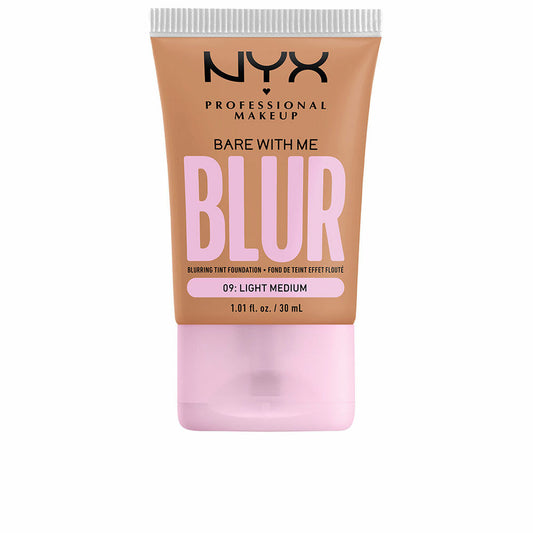 Liquid Make Up Base NYX Bare With Me Blur Nº 09-light medium 30 ml