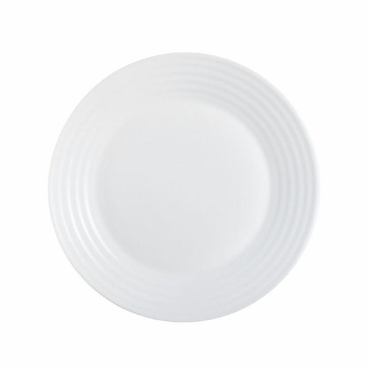 Jälkiruokalautanen Luminarc Harena White Glass (Ø 19 cm)