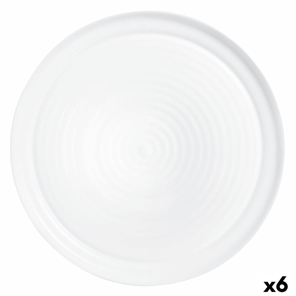 Pizzalautanen Arcoroc Evolutions White Glass Ø 32 cm (6 yksikköä)