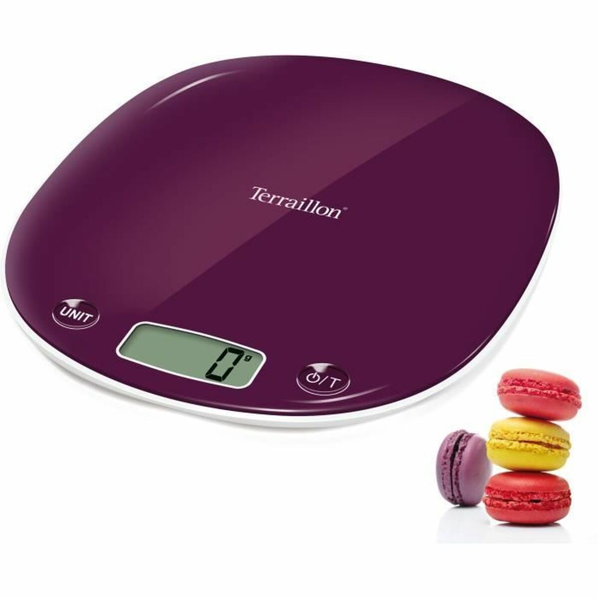 keittiövaaka Terraillon Macaron Purple 5 kg