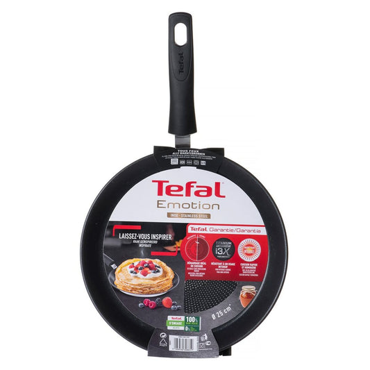 Kreppipannu Tefal E3003804 Musta Ruostumaton teräs Alumiini Ø 25 cm