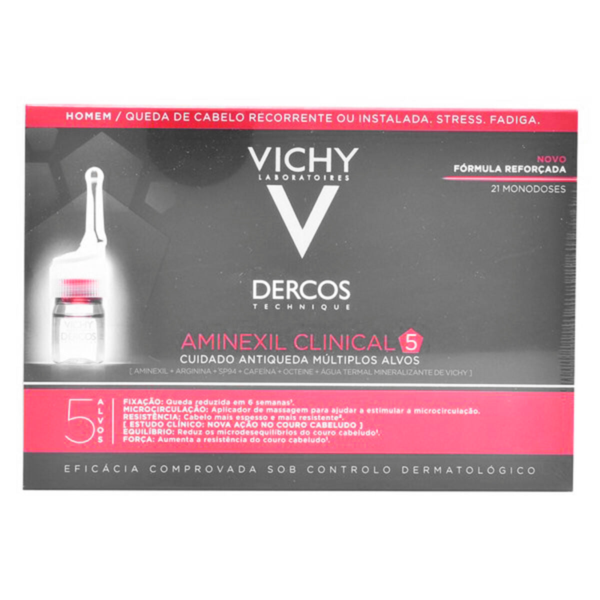 Anti-Hair Loss Treatment Dercos Vichy (21 uds)