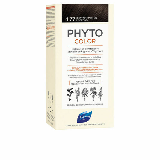 Permanent Colour PHYTO PhytoColor 4.77-castaño marrón intenso Ammonia-free