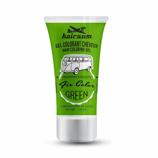 Non-permanent Colour Hairgum Fix Color Green Styling Gel (30 ml)