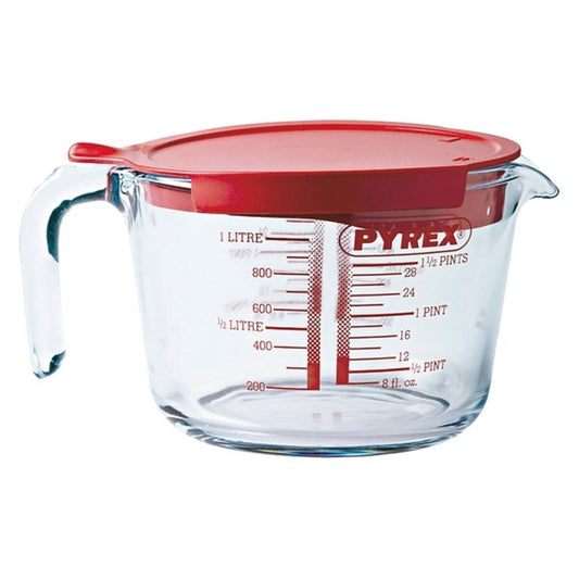 Mittakannu Pyrex Classic läpinäkyvä lasi (1L)