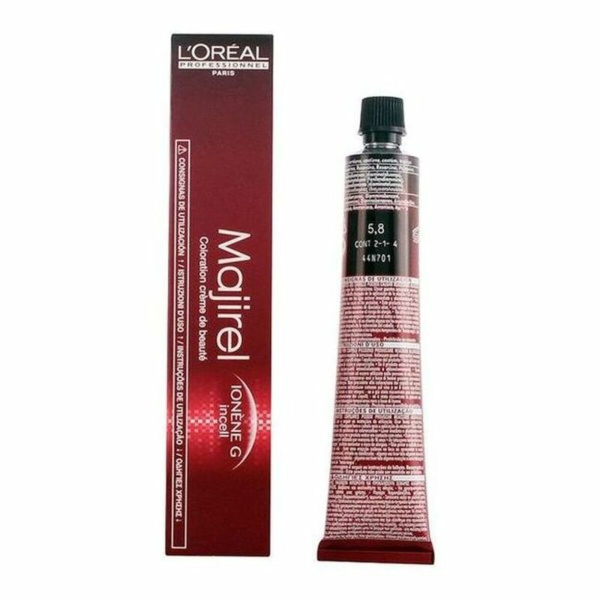 Permanent Dye Majirel L'Oreal Professionnel Paris LMAJ58 (50 ml) Nº 5,8 50 ml