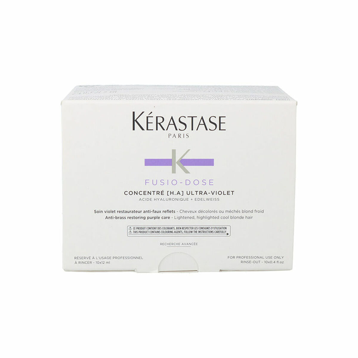 Colour Neutralising Kerastase E3430000 Anti-yellowing Treatment 10 Units Kerastase