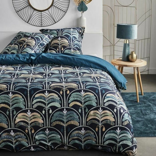 Duvet cover set TODAY Blue 240 x 220 cm 3 Pieces TODAY