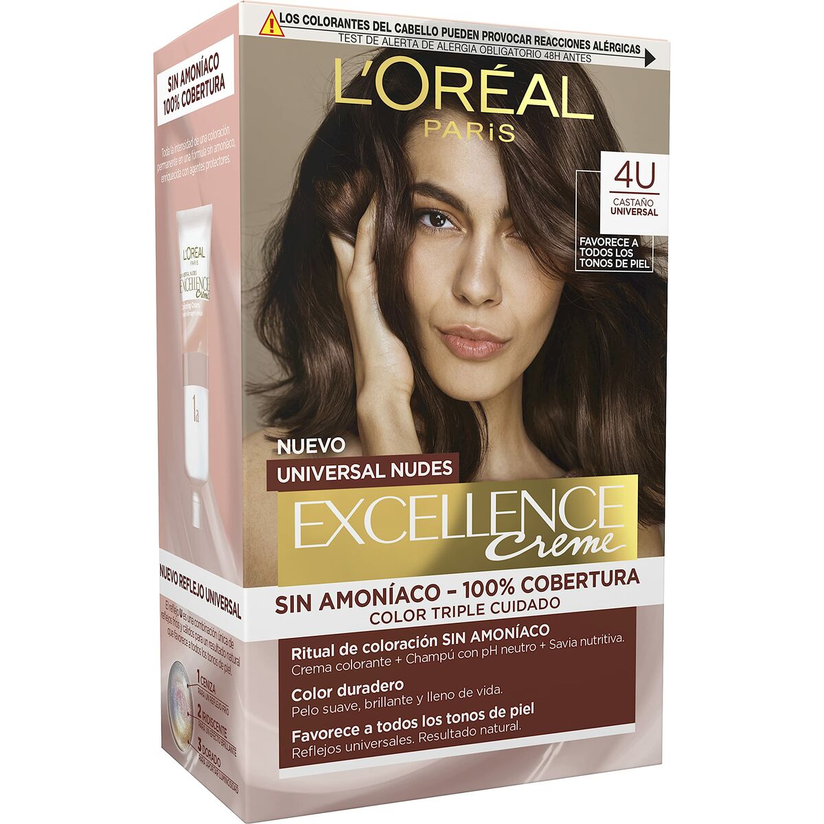 Permanent Dye L'Oreal Make Up Excellence Brown