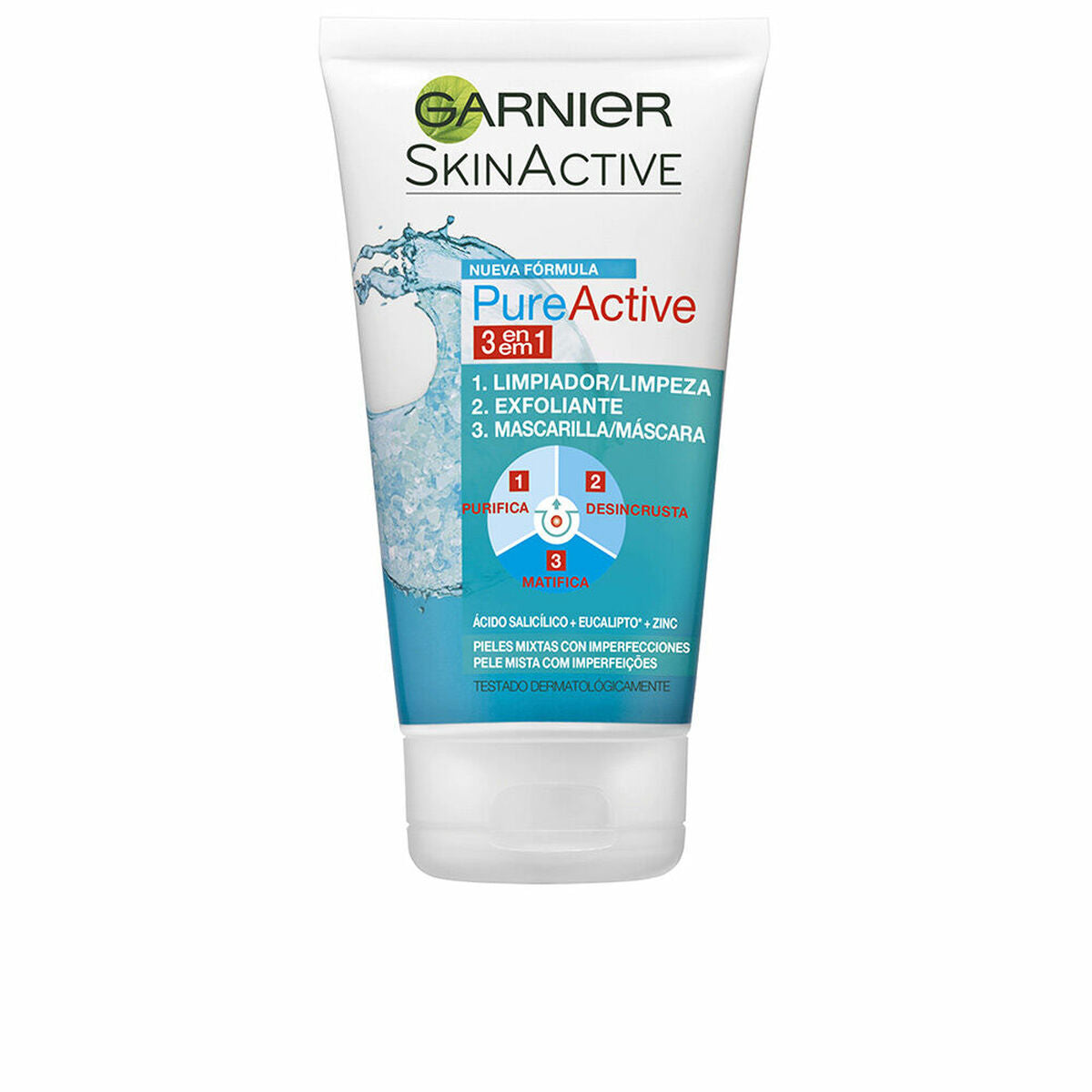 Facial Cleansing Gel Garnier Pure Active 150 ml