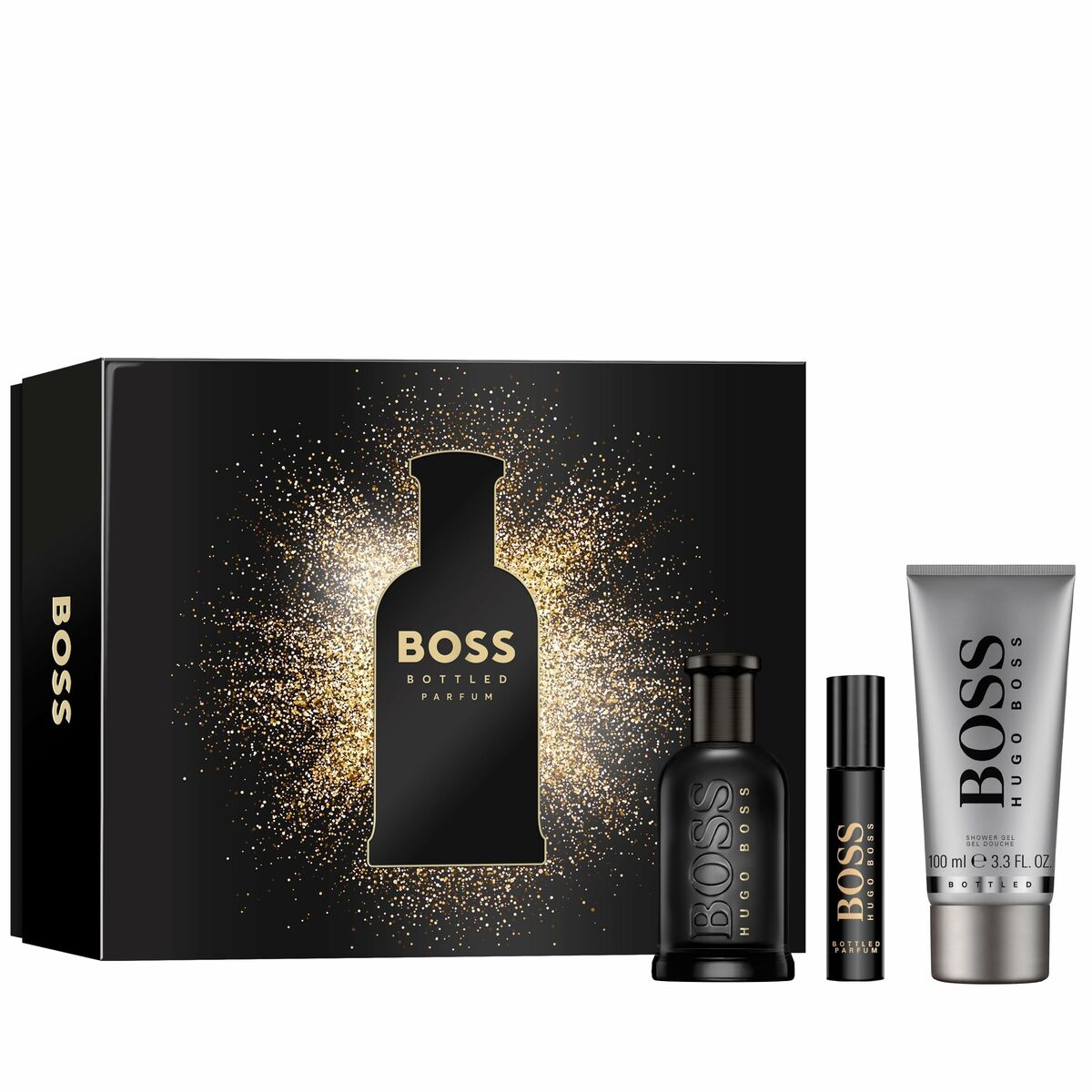 Men's Perfume Set Hugo Boss Boss Bottled Parfum 3 Pieces Hugo Boss