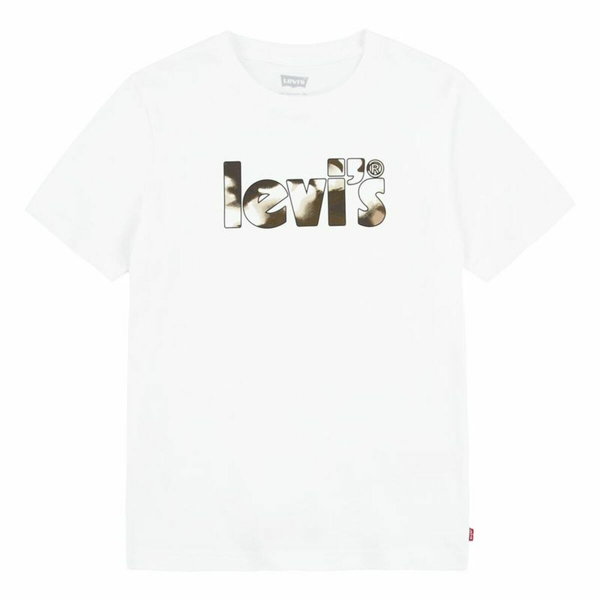 T-shirt Levi's Camo Poster Logo Bright 60732 White Levis