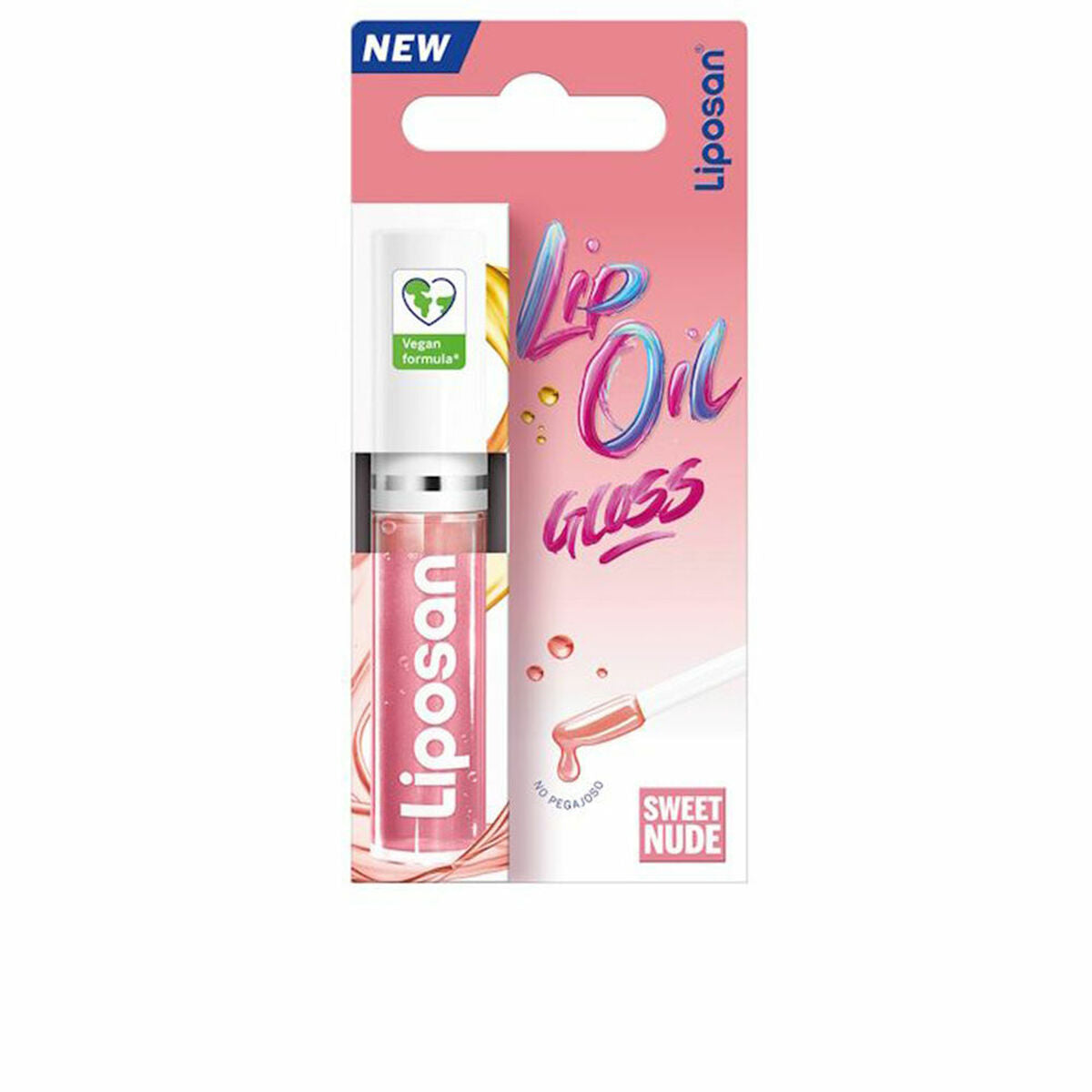 Coloured Lip Balm Liposan Lip Oil Gloss Sweet Nude 5,5 ml