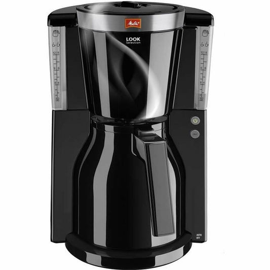 Tipukahvinkeitin Melitta LOOK IV THERM SELECTION 1011-12 Black Steel 1000 W 1,2 L