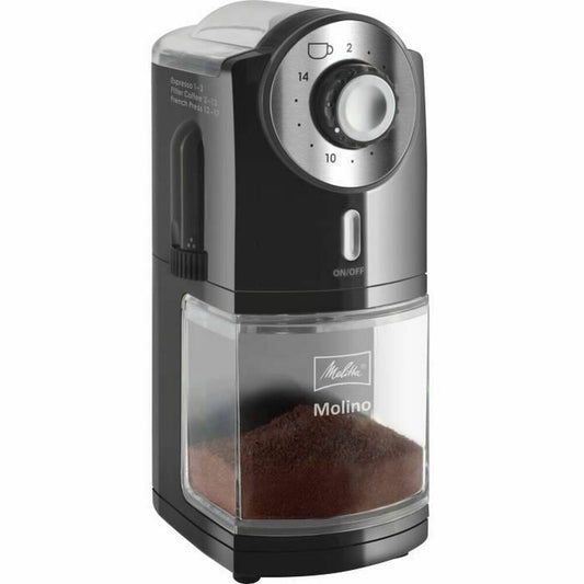 Kahvimylly Melitta 1019-02 200 g Musta Muovi 1000 W 100 W