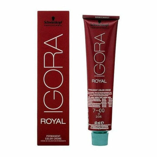 Permanent Dye Igora Royal Schwarzkopf Igora Royal 7-00 Nº 7-00 Nº 9.0-rubio muy claro Nº 8.0-rubio claro 60 ml