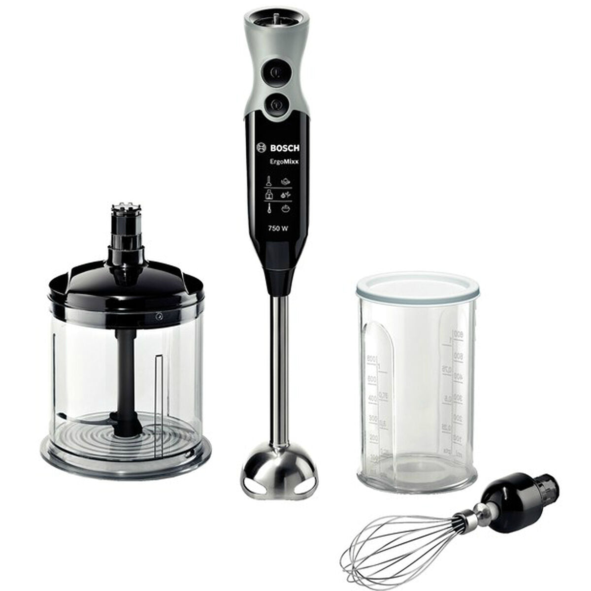 Hand-held Blender BOSCH MSM67160 600 ml Black 750 W 750 W BOSCH