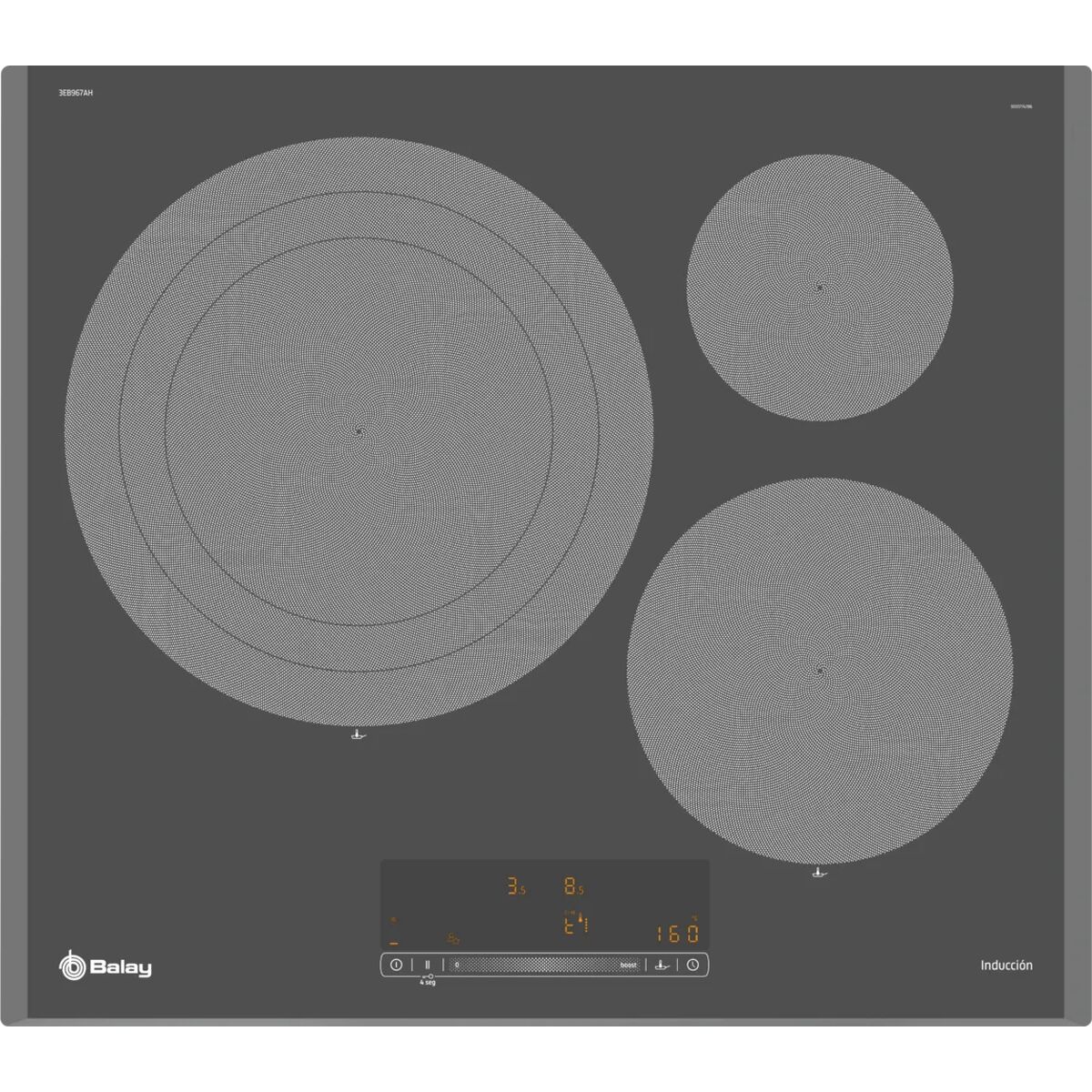 Induktiokeittolevy Balay 3EB967AH 60 cm 7400 W