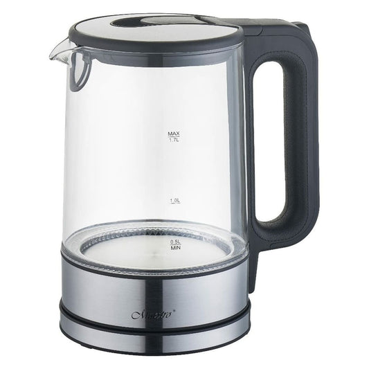 Kettle Feel Maestro MR-053-BLACK Black Transparent Silver Crystal 2200 W 1,7 L