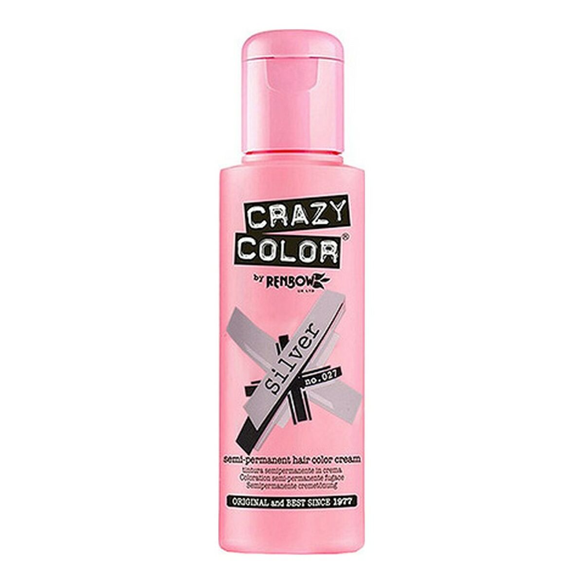 Semi-Permanent Tint Silver Crazy Color 002270 Nº 027 Crazy Color