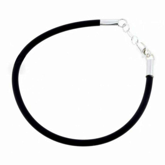 Ladies'Bracelet Cristian Lay 54778200 Black Silicone (20 cm) Cristian Lay