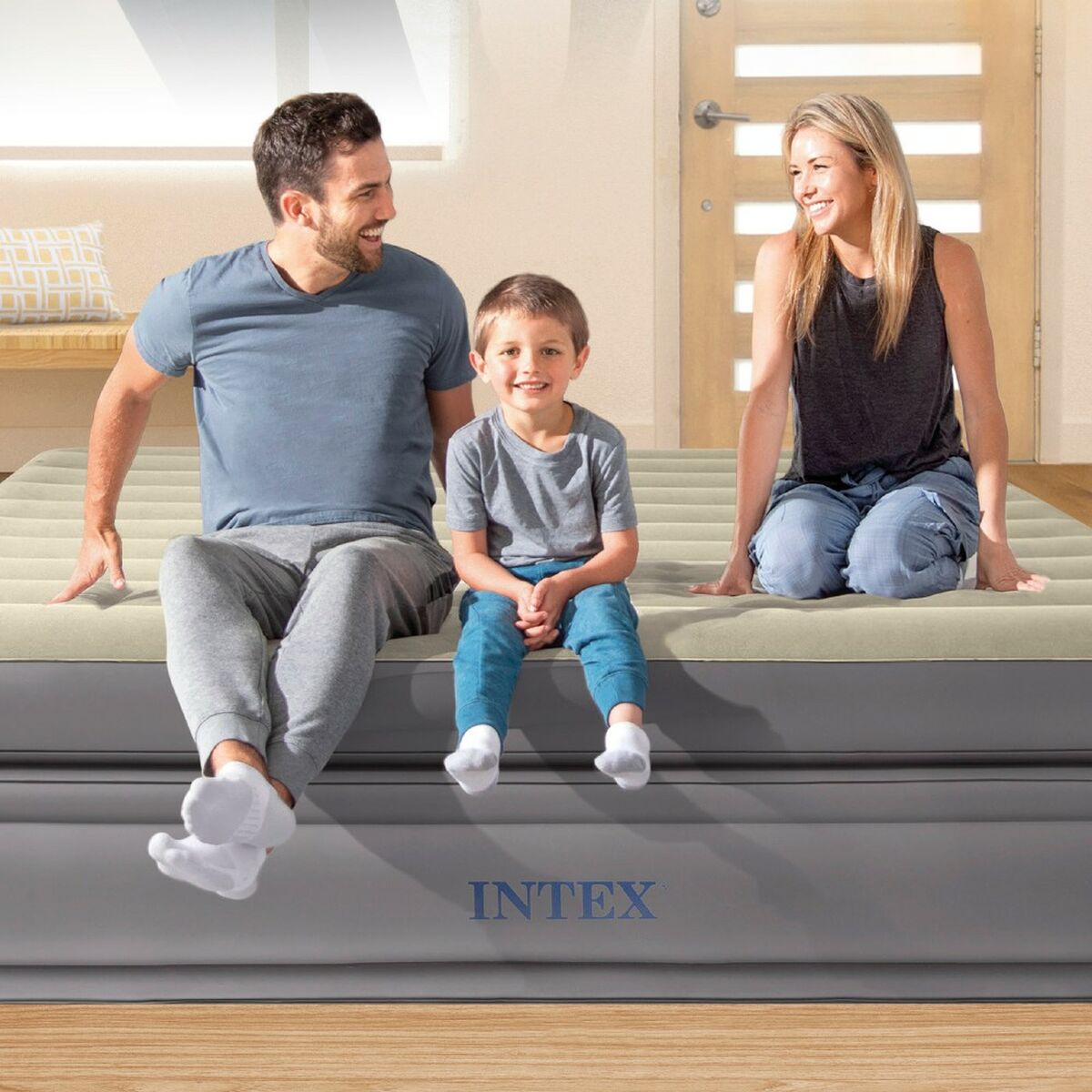 Inflatable Mattress Intex Queen Prime Comfort Elevated 152 x 51 x 203 cm