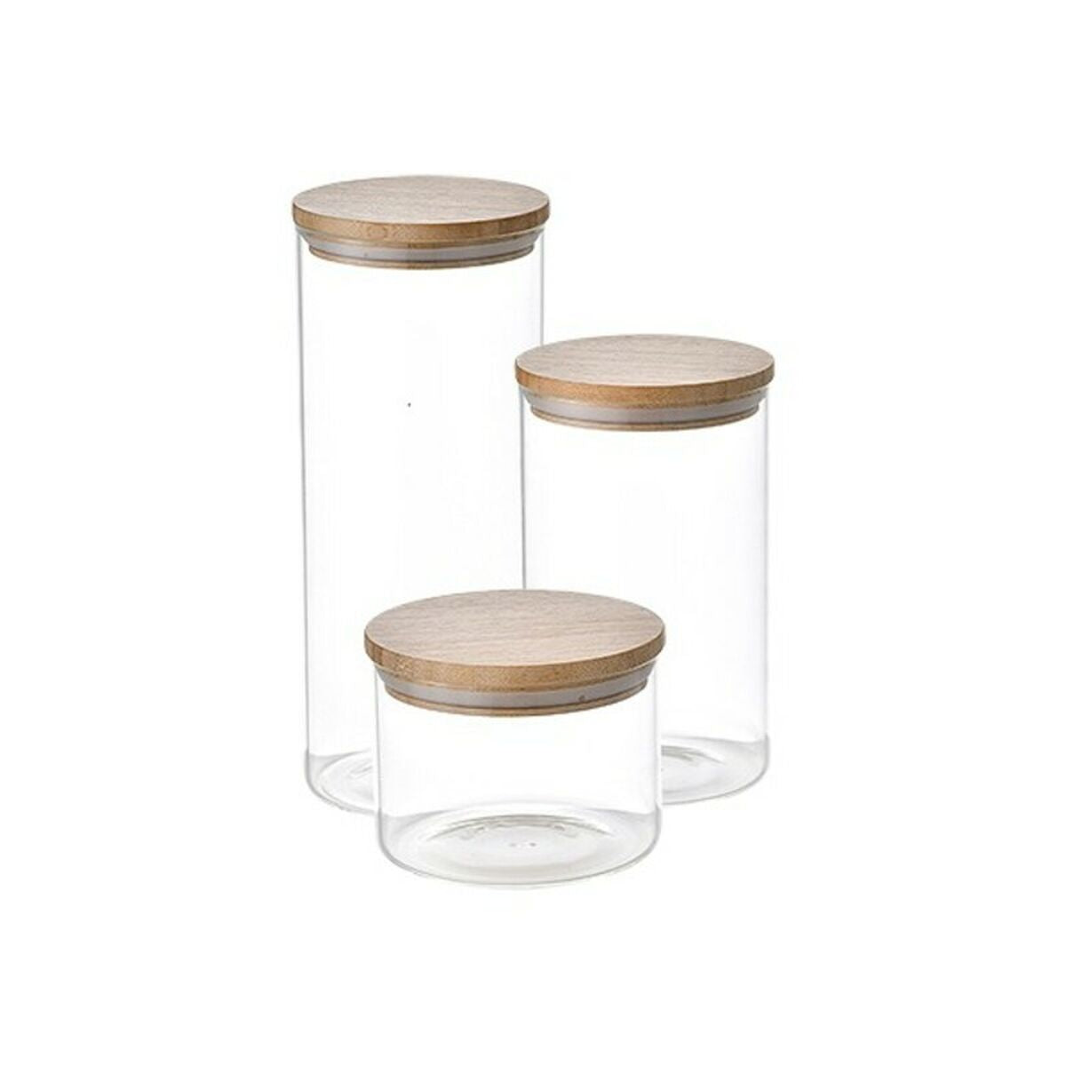 3 Tubs San Ignacio Crystal Transparent Bamboo - byKim