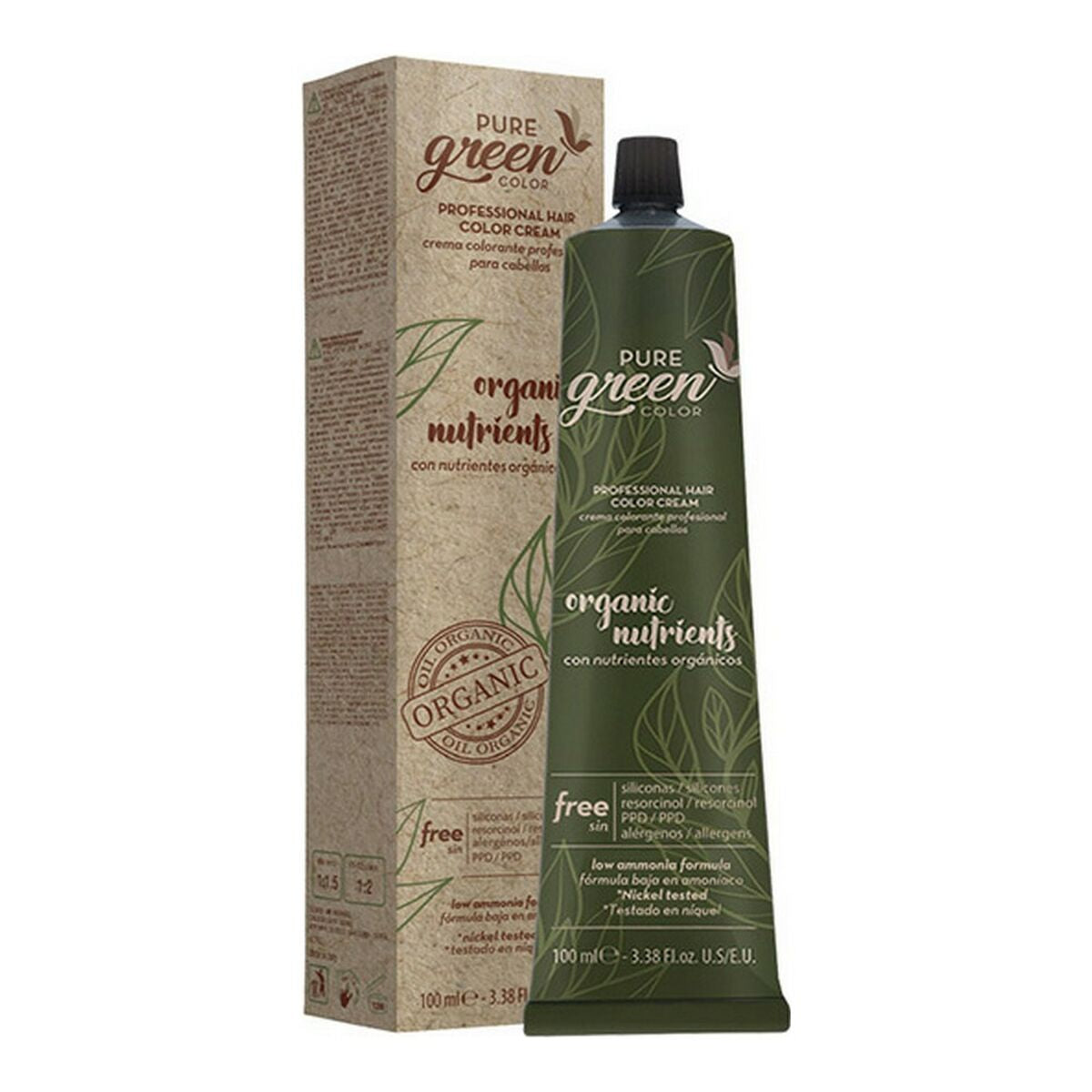 Colouring Cream Pure Green Nº 4.1 (100 ml) Pure Green