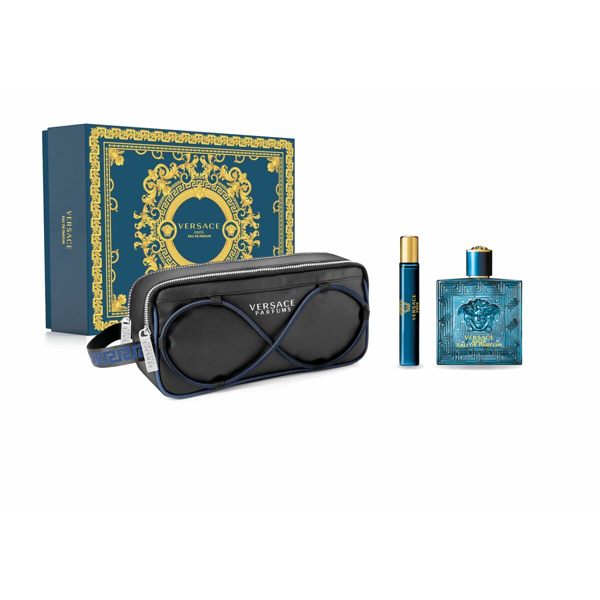 Men's Perfume Set Versace EDP 3 Pieces - Cosmetic and Perfume Sets - Versace - Default Title