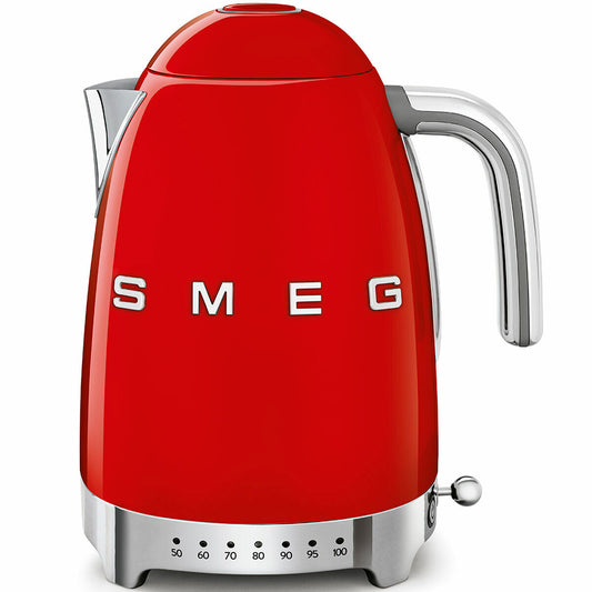 Vedenkeitin Smeg 2400 W 1,7 L Punainen Ruostumaton teräs Muovi