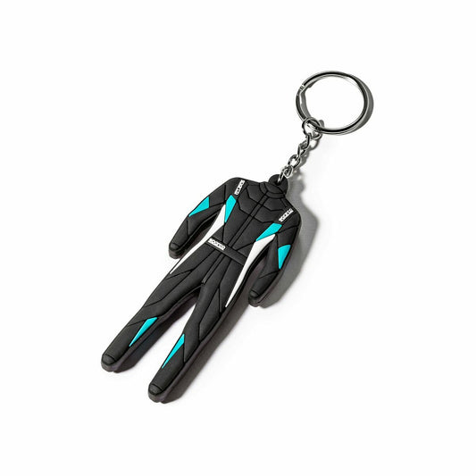 Keychain Sparco Leather Suit Racing Black Sparco