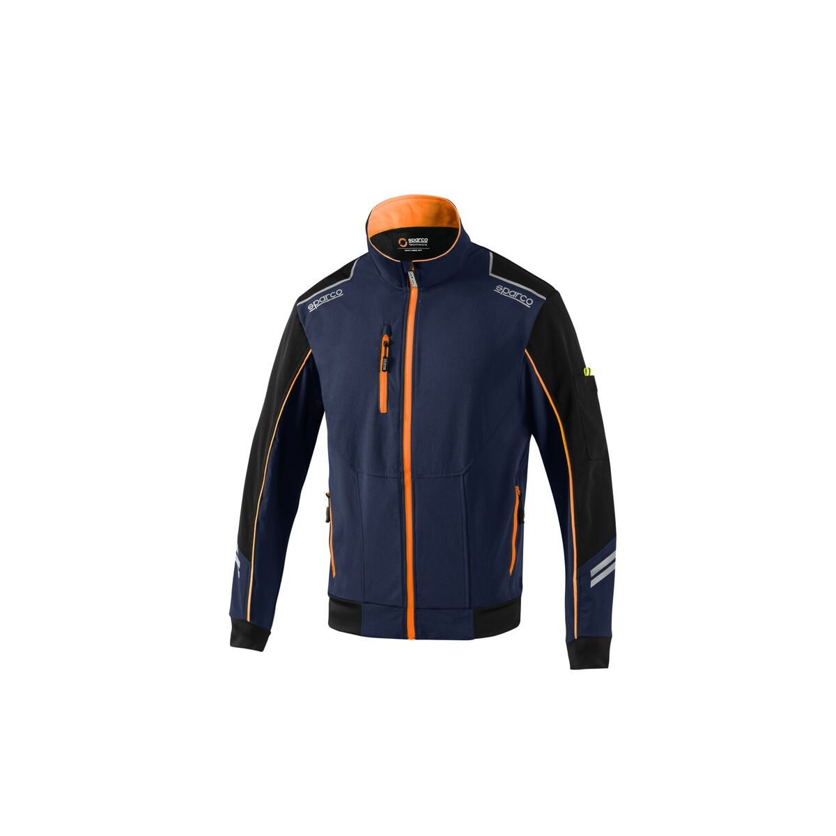 Men's Sports Jacket Sparco Tech TW Blue Orange Dark blue