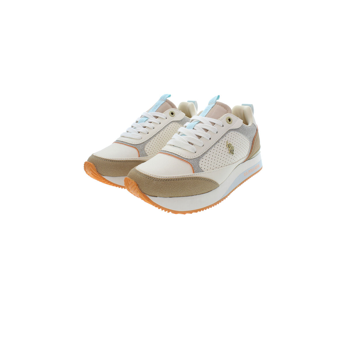 Sports Trainers for Women U.S. Polo Assn. FRISBY003 LBE Beige U.S. Polo Assn.