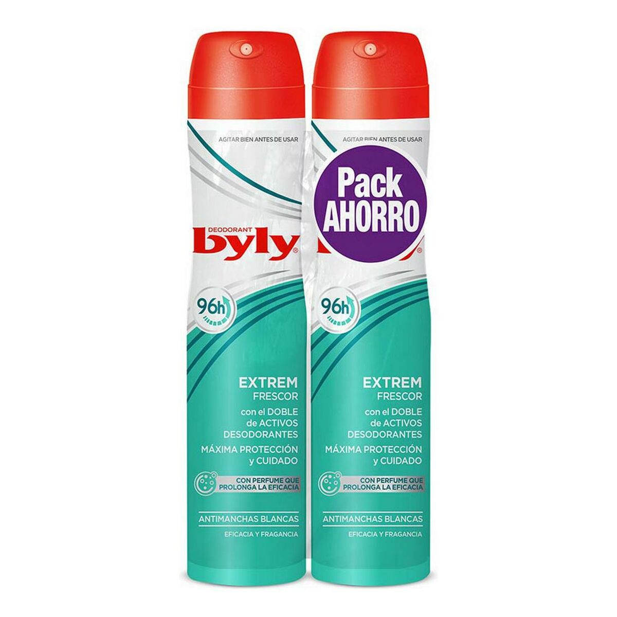 Invisible Anti-Stain Deodorant Extrem Byly (2 uds)