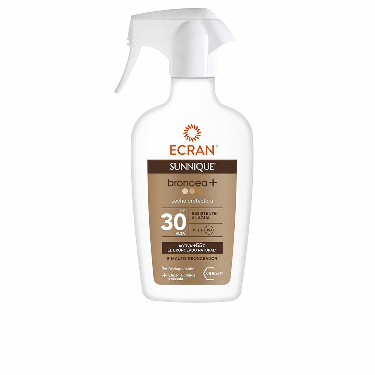 Sun Milk Ecran Sunnique Broncea+ Bronzer Spf 30 (270 ml) Ecran