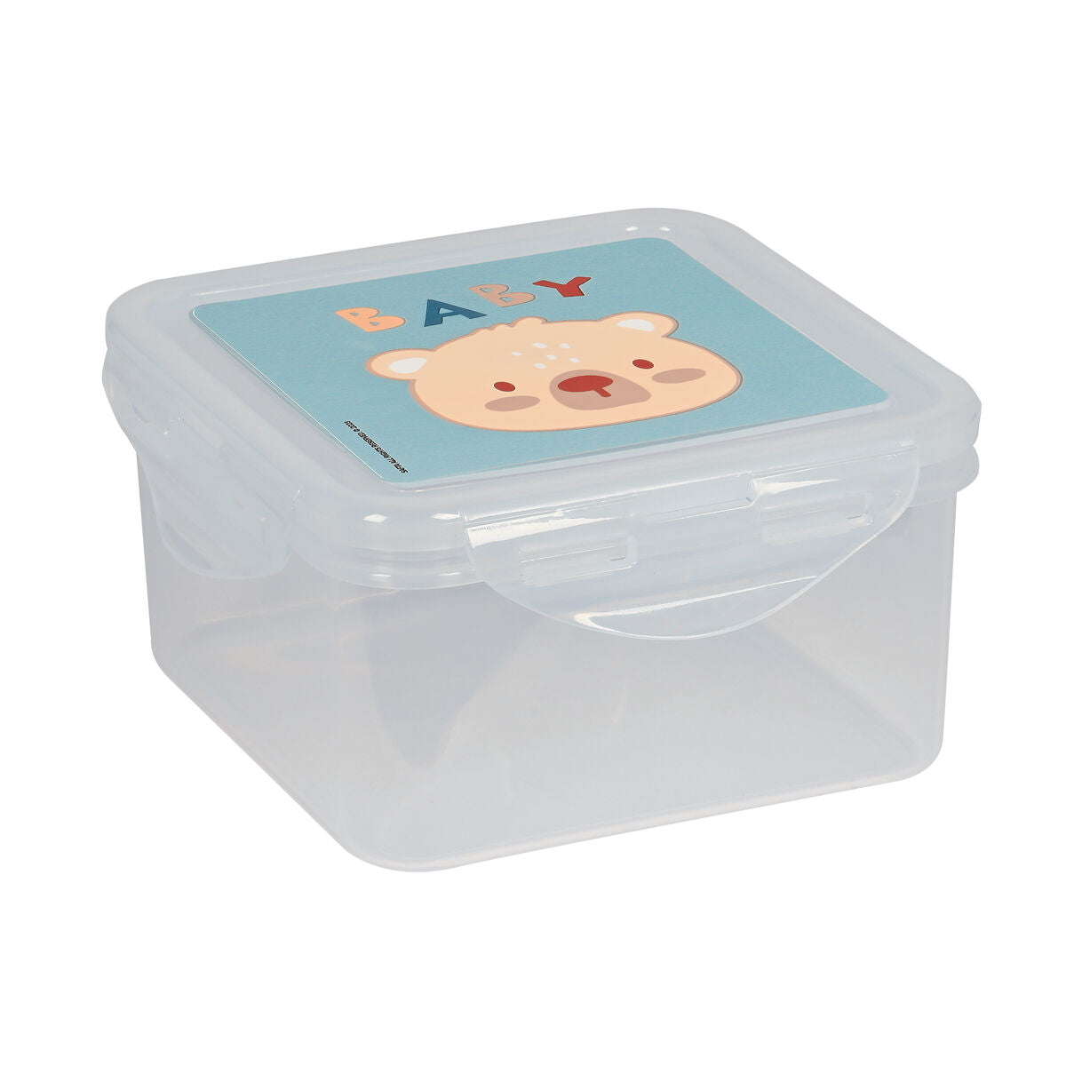 Lounaslaatikko Safta Baby bear 13 x 7,5 x 13 cm Sininen