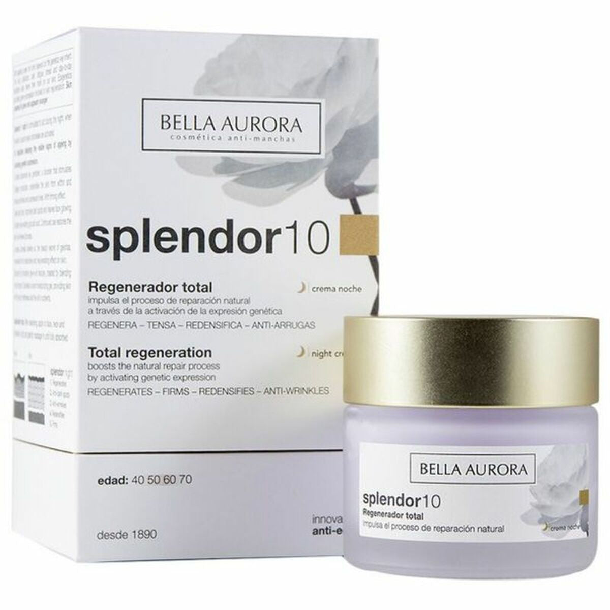 Night Cream Splendor 10 Bella Aurora Splendor (50 ml) 50 ml