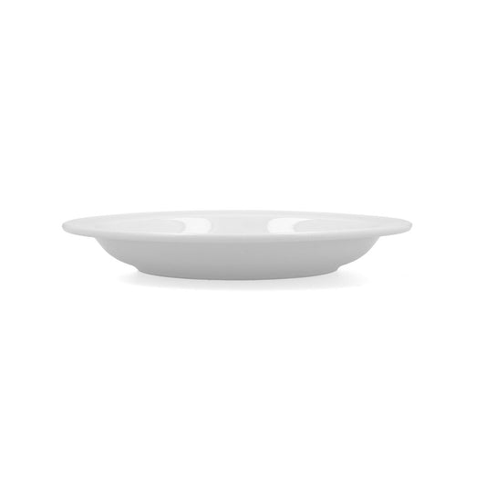 Deep Plate Bidasoa Glacial Ceramic White (23 cm) (pakkaus 6x)