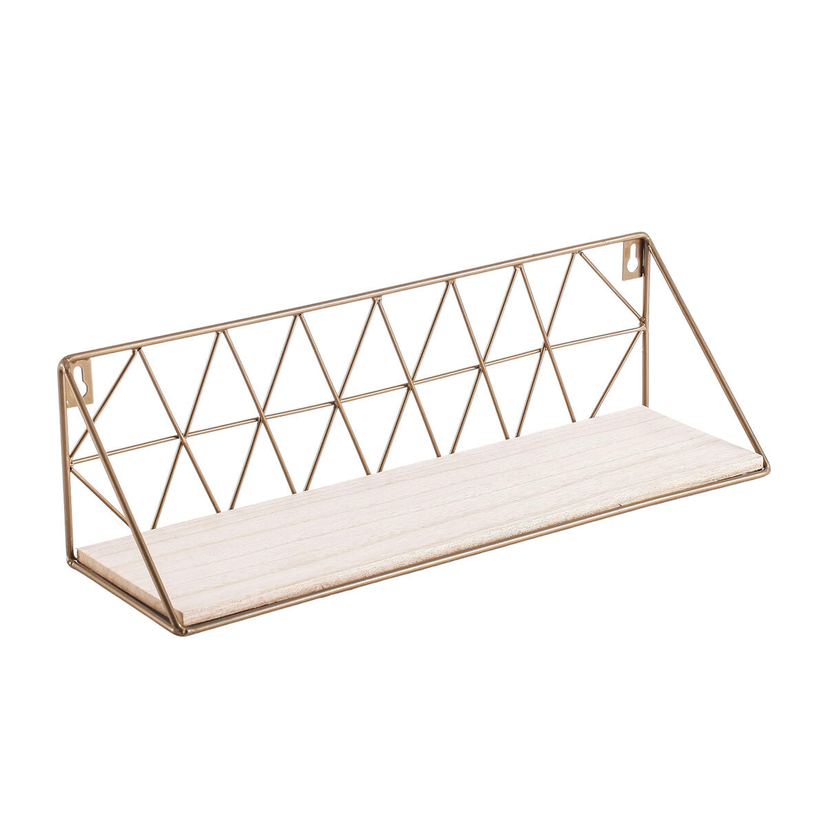 Shelves Vinthera Moa Steel Golden 40 x 12 x 12 cm (8 Units)