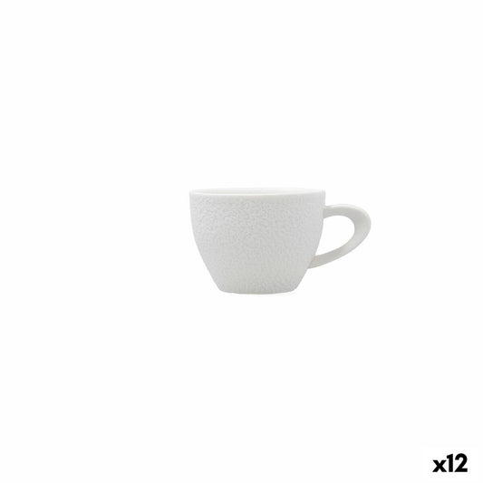 Cup Bidasoa Fosil White Ceramic Aluminum Oxide 800 ml (12 yksikköä)