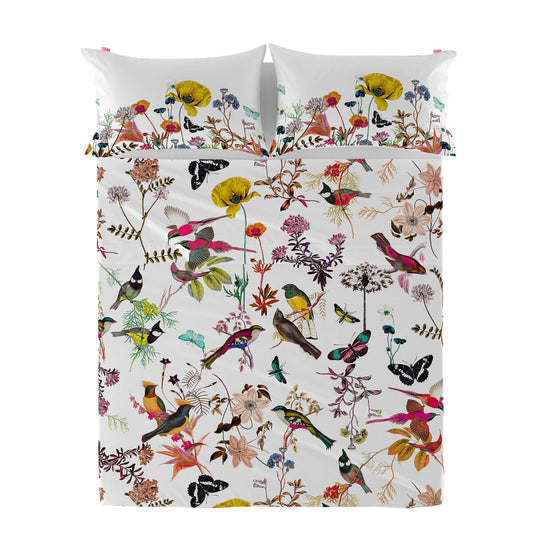 Top sheet HappyFriday Birds of paradise Multicolour 260 x 270 cm HappyFriday